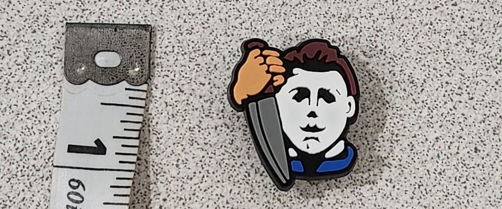 Halloween Michael Myers Shoe Charm for Crocs New Without Tags